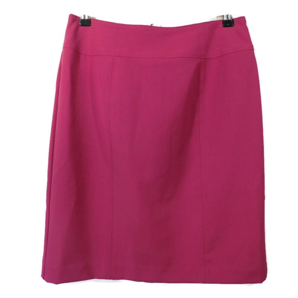 Worthington 10 High Waist Career Hot Pink Skirt